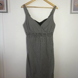 Denver Hayes Black and White Gingham Dress